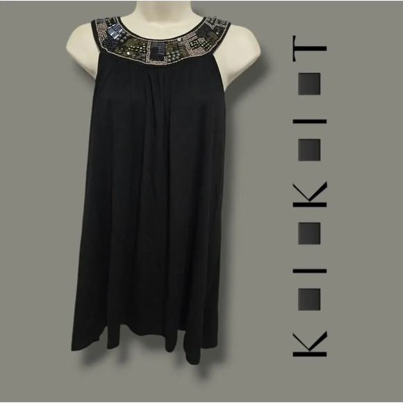 Kikit women's black embellished pullover blouse  - xl - Picture 8 of 8